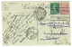 1923 - C P A  De Monte-Carlo  Affr. Mixte 10 C Semeuse + 10 C Monaco - Andere & Zonder Classificatie