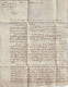 1797 - Lettre Pliée Avec Corresp Serrée De 3 Pages En PORT PAYE De PARIS Vers Noyers, Yonne - 1ère République - 1701-1800: Précurseurs XVIII