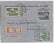 1936 Czechoslovakia Airmail Registered Cover, Letter. Bohemian Union Bank, Praha, London England. (A06308) - Airmail