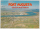 SOUTH AUSTRALIA SA Aerial View PORT AUGUSTA Prestige Souvenirs PA12 Postcard 1996 Postmark + 45c Christmas Stamp - Otros & Sin Clasificación