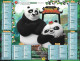 CALENDRIER 2020  SHREK Et KUNG FU PANDA Dreamworks - Grossformat : 2001-...