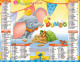 CALENDRIER 2011 BAMBI Et DUMBO  DISNEY - Tamaño Grande : 2001-...