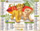 CALENDRIER 2012 LE ROI LION Et LE LIVRE DE LA JUNGLE  DISNEY - Formato Grande : 2001-...