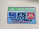 United Kingdom-(BTA133)-PERFECT PIZZA-(231)(50units)(549C05914)price Cataloge1.00£-used+1card Prepiad Free - BT Edición Publicitaria