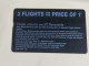 United Kingdom-(BTA143)-VIRGIN ATLANTIC-(234)(100units)(510F21893)price Cataloge1.00£-used+1card Prepiad Free - BT Werbezwecke