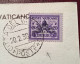 Sa.63 1939 20c SEDE VACANTE Rare Cartolina Postale>Roma   (Vatican Cover Pape Pope Vaticano Italia Italy Lettre Lettera - Cartas & Documentos