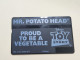 United Kingdom-(BTA148)Disney's Toy-1potato Head-(243)(20units)(642A35350)-price Cataloge 3.00£-used+1card Prepiad Free - BT Emissioni Pubblicitarie