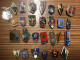 Delcampe - Env. 142 INSIGNES INSIGNE MILITAIRE DRAGO FRAISSE PINS TROUPES ARMEE COLLECTION LOT - Autres & Non Classés