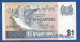 SINGAPORE - P. 9 (1) – 1 Dollar ND 1976 AUNC-, S/n A/93 880000 NICE SERIAL NUMBER - Singapour