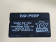 United Kingdom-(BTA152)Disney's Toy-5 BO-BEEP-(261)(20units)(642K01950)price Cataloge 3.00£ Used+1card Prepiad Free - BT Emissions Publicitaires