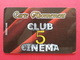 Cinécarte Carte Club 5 Carte Abonnement Avec Numéro Au Recto  (BC0415 - Entradas De Cine