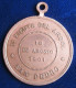 Argentine Médaille En Cuivre 1e Fiesta Del Arbol 1901 San Pedro - Other & Unclassified