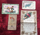 1927 Manuscrit-Lettre D'Amour,Poème + Chromos+ Cartes Thème Collections Saisons-Bonne Fête-Edwige:Aubagne à Papa & Maman - Sonstige & Ohne Zuordnung