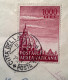 Posta Aerea Sa34 1958 1000L Lettera Air Mail>New York USA (Vatican Vaticano Cover Lettre Par Avion Italia Italy Italie - Brieven En Documenten