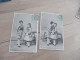 X6 CPA Enfants Soldats Zouave Spahi Armée D'Afrique - Collections, Lots & Séries