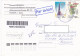 MONUMENT, BEGONIA FLOWER, FINE STAMPS ON REGISTERED COVER, 2020, RUSSIA - Brieven En Documenten