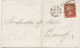 GB „159 / GLASGOW“ Scottish Duplex (4 Bars W Same Length, Time Code „O W“, Datepart 18mm) On Superb Cover W QV 1d Pl.187 - Lettres & Documents