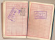 Delcampe - FRANCE - Passeport Délivré à CARPENTRAS, Années 50, Mère Enfant, Fiscaux 300F, 2000F, 100F + Nombreux Espagnols - Cheques En Traveller's Cheques