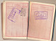 Delcampe - FRANCE - Passeport Délivré à CARPENTRAS, Années 50, Mère Enfant, Fiscaux 300F, 2000F, 100F + Nombreux Espagnols - Cheques & Traveler's Cheques