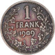 Monnaie, Belgique, Leopold II, Frank, 1909, Royal Belgium Mint, TB+, Argent - 1 Frank