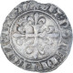 Monnaie, France, Charles VI, Gros Florette, Paris, TTB, Billon, Duplessy:387 - 1380-1422 Charles VI Le Fol