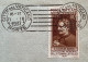 Sa.52 1936 80c ESPOSIZIONE MONDIALE DELLA STAMPA CATTOLICA  Lettera1937 (Vatican Vaticano Cover Renaissance Art Painting - Storia Postale