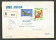 CONGO. 1972. REGISTERED AIR MAIL COVER. JACOB POSTMARK. - Brieven En Documenten