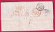 LETTRE DE PHILADELPHIE USA COLONIES ART 13 VOIE ANGLAISE TAXE 14 MODIFIEE A 19 VAPEUR CAMBRIA 1848 POUR COGNAC LETTRE - …-1845 Prephilately