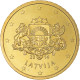 Lettonie, 50 Euro Cent, 2014, Stuttgart, SPL+, Laiton, KM:155 - Lettland