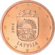 Lettonie, 2 Euro Cent, 2014, SPL, Cuivre Plaqué Acier - Latvia