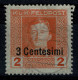 Ref 1612 - Italy  - Austria Occupation- 1918 3 Centisimi On 2 - Fine Used Stamp Sass. 2 - Oest. Besetzung