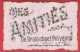Brasschaet-Polygone - Mes Amitiés... Jolie Carte Décorée De Brillants - 1907 ( Verso Zien ) - Brasschaat