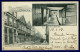 Ref 1613 - 1902 Raphael Tuck Double View Postcard - Chester With Good Market Drayton Duplex 1d Rate To Holland - Chester