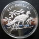 Belize - 10 Dollars 1974 - Crax Rubra - KM# 45a - Belize