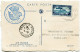 SYRIE CARTE POSTALE AIR FRANCE DEPART DAMAS 5 JA 38 POUR LA FRANCE - Covers & Documents