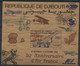 DJIBOUTI Epreuve Non Dentelé Sur Feuille De Bois / Proof Imperforated Printed On Wood. Concorde / St Exupéry - Concorde