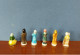 Delcampe - Lot De 18 Fèves Anciennes SANTONS Pour Crèche - Fait Main - Année 1985-1990 - Olds