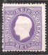 Portugal, 1870/6, # 47d Dent. 13 1/2, Tipo I, MH - Ungebraucht