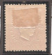 Portugal, 1870/6, # 47d Dent. 13 1/2, Tipo I, MH - Neufs