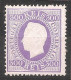 Portugal, 1870/6, # 47d Dent. 13 1/2, Tipo I, MH - Nuevos