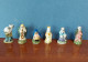 Delcampe - Lot De 18 Fèves Anciennes SANTONS Pour Crèche - Fait Main - Année 1985-1990 - Oude