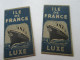 2 Lames De Rasoir Avec Enveloppes  / ILE DE FRANCE/ Luxe/ Licence Française ?/Made In France ?/Vers 1930-1940  PARF256 - Lamette Da Barba