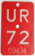 Velonummer Uri UR 72 - Placas De Matriculación