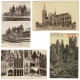 Lotje 4 X CPA Postkaarten Ieper Ypres Ruines Varia (In Zeer Goede Staat) - Ieper