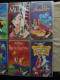 Vintage - Lot 8 Cassettes Vidéo Walt Disney Mulan 101 Dalmatiens Aladdin Etc... - Cartoni Animati