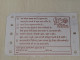 India Old / Vintage - Railway / Train Ticket With 150th. Birth Anniversary Of Mahatma Gandhi Slogan / Logo As Per Scan - Monde