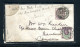 Grande Bretagne - Perforé Sur Enveloppe Commerciale De Glasgow Pour Londres Et Redirigé Vers Paris En 1892  - M 41 - Perforés