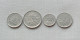 France - Lot De 4 Pieces -  1969/73/76/77 - Semeuse -TTB - Autres & Non Classés