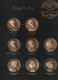 Delcampe - Beatrix Collectie Bronzen Munten In Map (8 Scans) - Collections