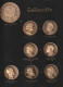 Delcampe - Beatrix Collectie Bronzen Munten In Map (8 Scans) - Sammlungen